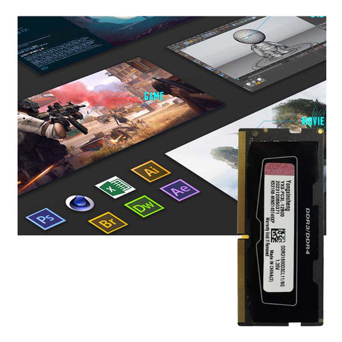 Memoria Ddr3l Para Portátil De 1x8gb 1600mhz Ram Pc3l-12800s