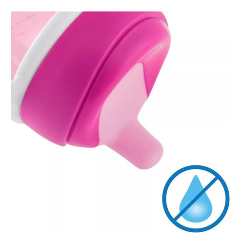 Vaso Entrenador Chicco 7 Onz Boquilla Semidura Rosa
