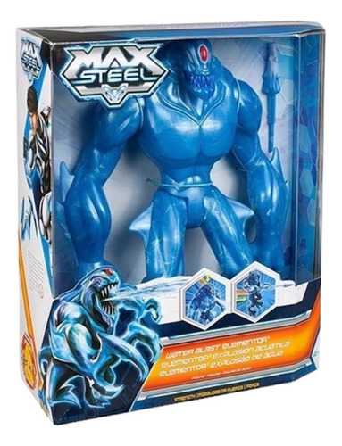 Max Steel Boneco Elementor Explosão De Água Mattel Y1523