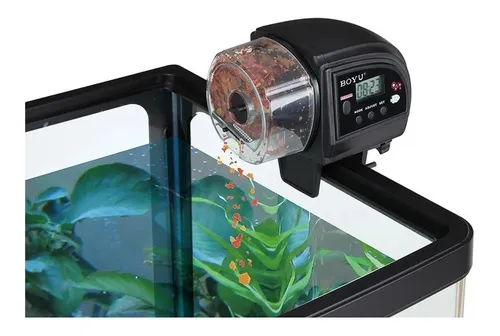 Alimentador Automático Para Peces Digital Acuario Boyu Zw 82