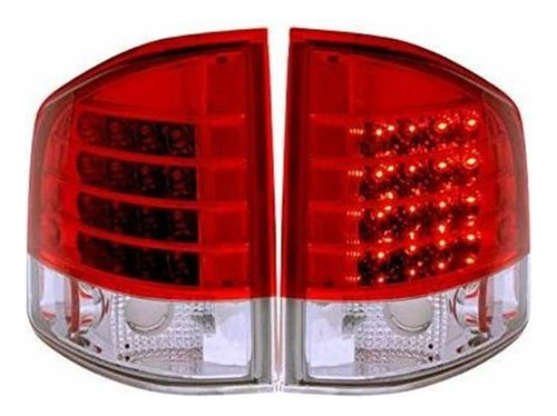 Anzo Ee. Uu. Chevrolet-gmc Led Tail Light Asamblea, Rojo