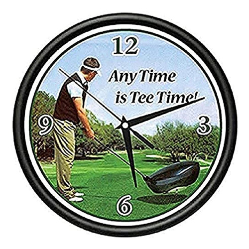 Reloj De Pared De Golf, Golf Club De Golf, Guante De Bola D.