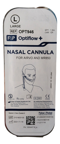 Canula Nasal Para Oxigeno Alto Flujo Tamaño Grande