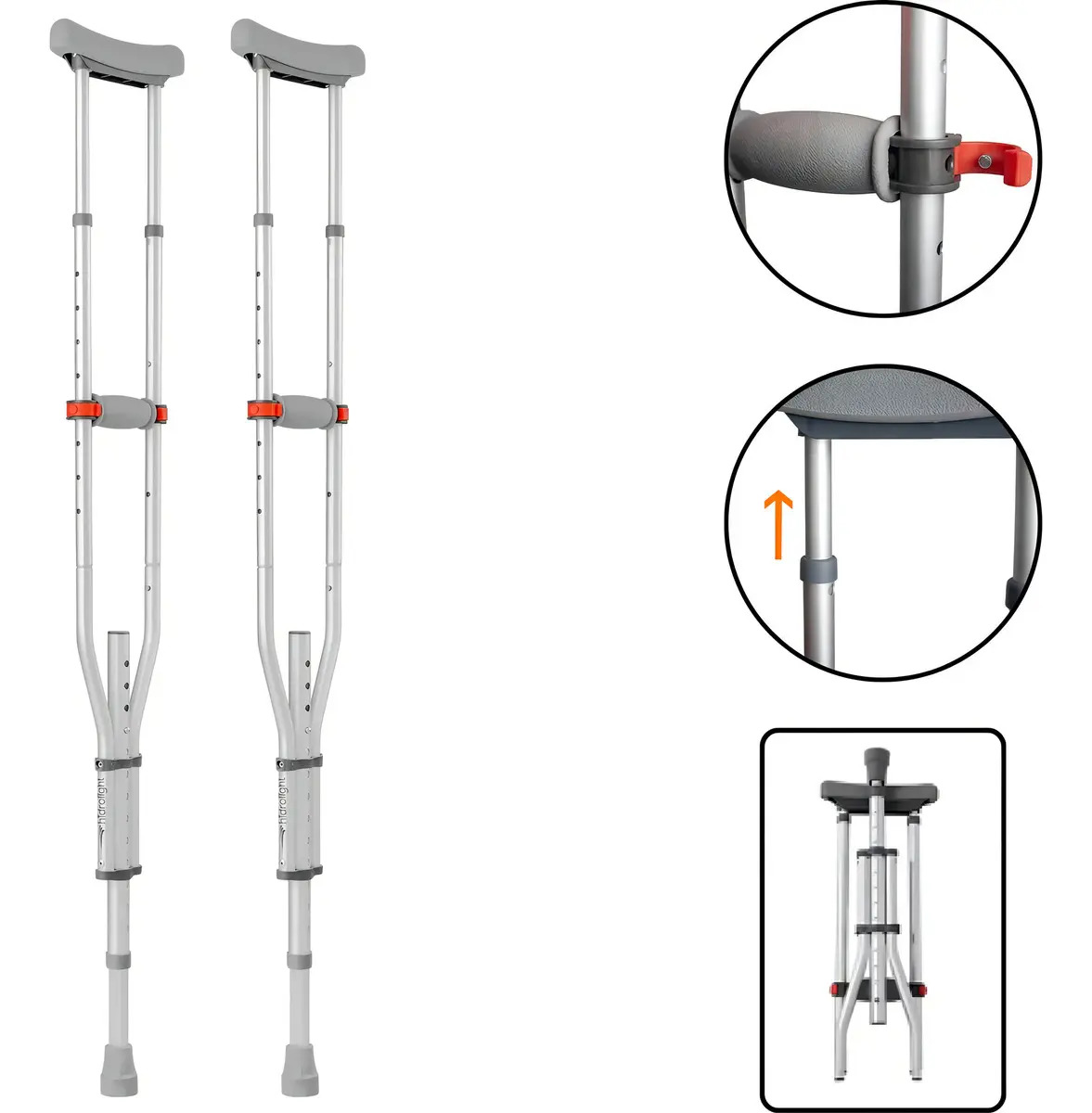Muleta axilar Hidrolight SC602