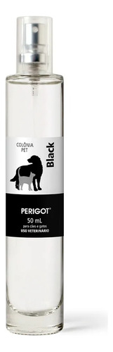 Colônia Perfume Pet Perigot Black 50ml Cães  E Gatos