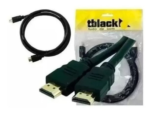 Cabo Hdmi 2 Metros Full Hd P/ Tv / Pc / Notebook / Smart