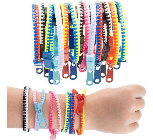 Pulseras Studico Zip-zip Hurra Fidget Para Niños, Juguetes S