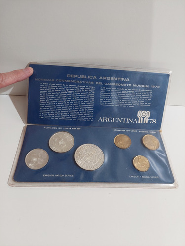 Monedas Argentina Mundial 78 Plata