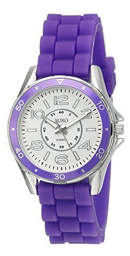 Reloj Casual De Cuarzo Para Mujer Xoxo Purple Modelo: Xo808