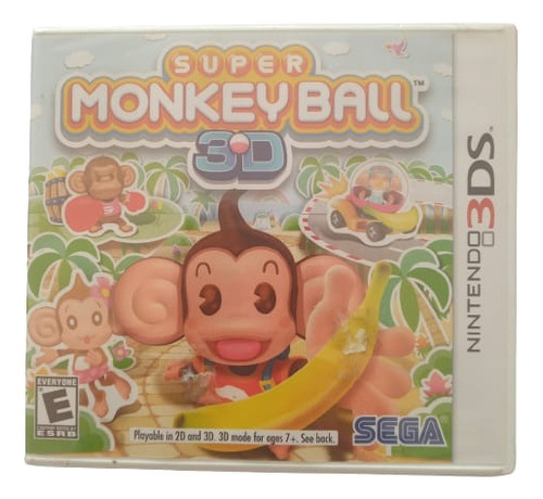Super Monkey Ball 3d Nintendo 3ds Nuevo, Original Y Sellado
