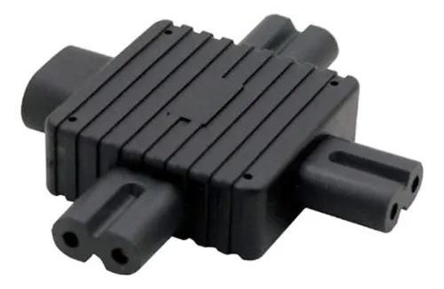 Strhowill Iec320 Figura 8 C8 Macho A 3x Hembra C7 Divisor Ad
