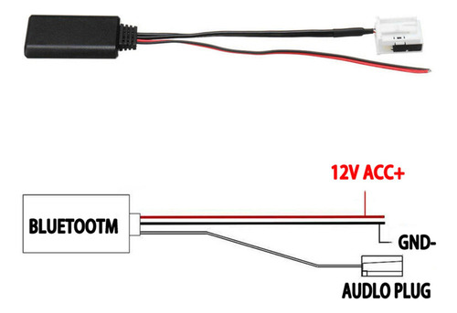 Th Adaptador De Conector De Cable Aux En Módulo Bluetooth