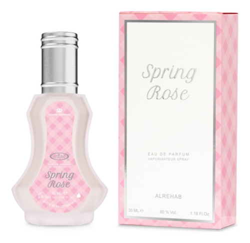 Spring Rose Perfume Al Rehab 35ml Rosas,floral,fresco,madera