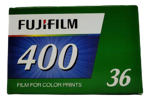 Pelicula Rollo Foto Fujifilm 400 Asas X36 Exposiciones Entr