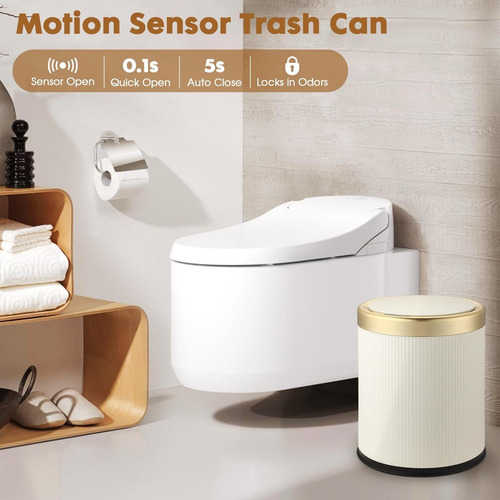 Inteligente Cubo De Basura Con Sensor De Movimiento