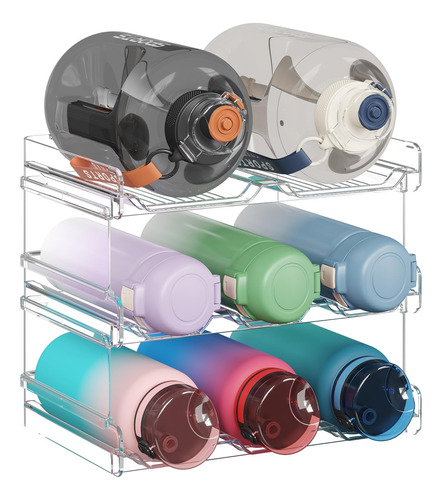 Lifewit Organizador Apilable Para Botellas De Agua Para Gabi