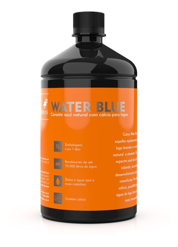 Corante Azul Natural Com Cálcio P/ Lagos Cubos Water Blue 1l
