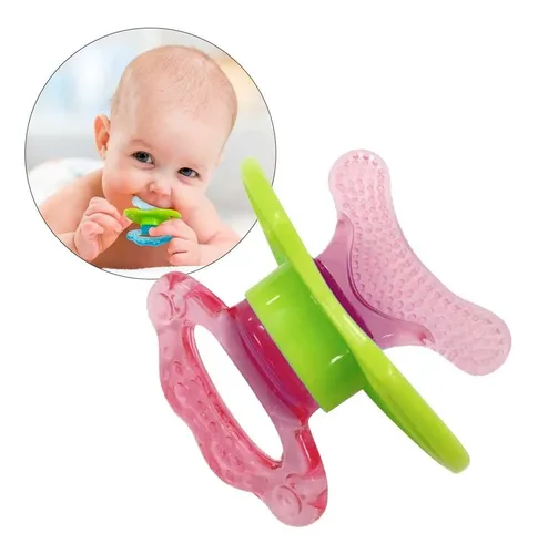 Mordedor Rosa Buba Para Bebes Maiores De 3 Meses Alivia Dor