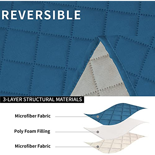 Funda Sofá Reclinable, Funda Reversible Sofá De 3 Pla...
