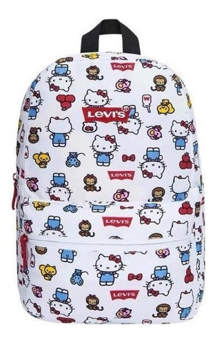 Nueva Mochila De Lona Impresa Original De Hello Kitty Cute S