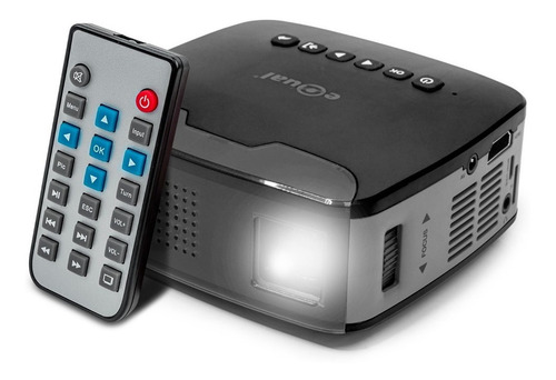 Imagen 1 de 1 de Proyector mini eQual PY-MINI negro 100V/240V