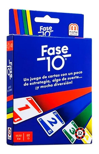 Juego De Cartas Fase 10 Original Ruibal