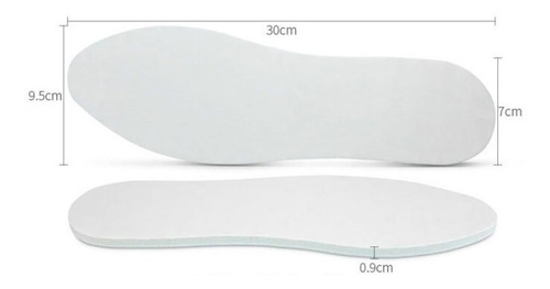 Imagen 2 de 7 de Plantillas De Memoria - 2 Pares De Plantillas Memory Foam