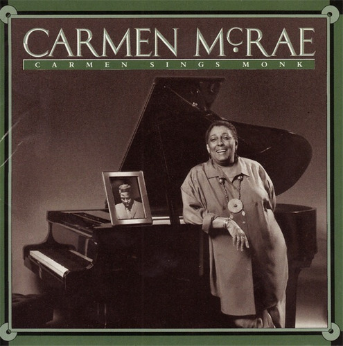 Cd Carmen Mcrae Carmen Sings Monk Edición Usa