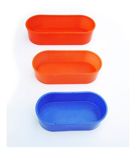 Bañaderas Plásticas N1 Para Pájaros X5u Colores Surtidos