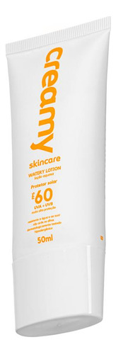 Creamy Watery Lotion Fps 60 Protetor Solar Facial 50ml