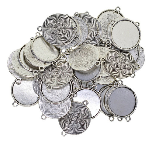 Tg Lote De 100, Bisel De Camafeo Liso En Blanco 16 Mm + 18