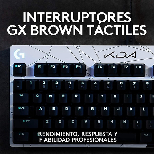 Imagen 3 de 8 de Teclado Logitech Pro Mechanical Ed Lol Kda Rgb Lightsync Pc