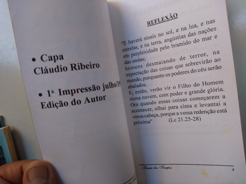 Bolsilivro - Sinais Dos Tempos - Edivaldo Nascimento (Usado)
