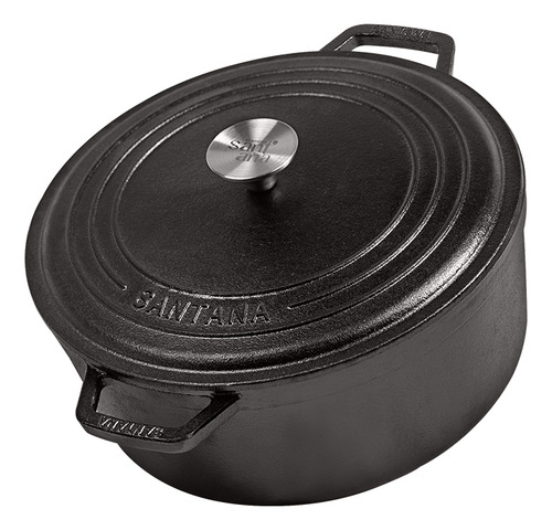 Caçarola Neo 2,2l Com Alça E Tampa De Ferro 20cm Santana