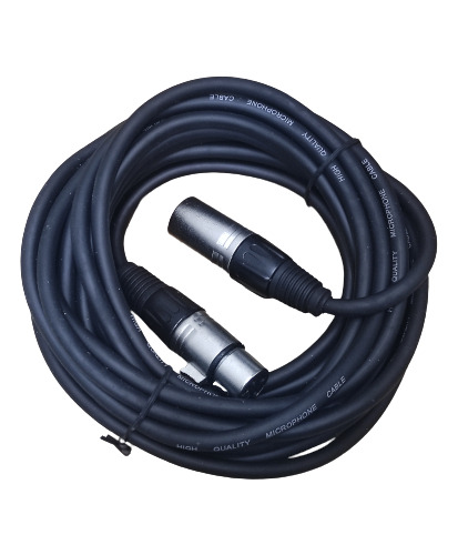 Cable De Micrófono 5mts Plug Xlr Hembra Y Macho Nuevo 