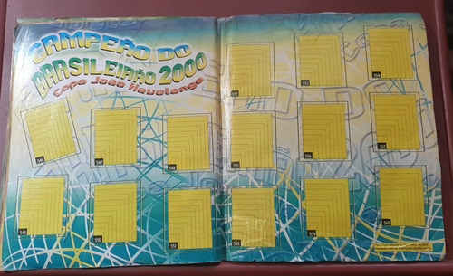 Album De Figurinhas Campeonato Brasileiro 2000 Completo (Usado)