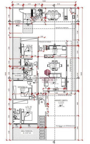 Imagem 2 de 17 de Jardim Santa Rosa - 180m² Const./300m² Terr. - Ca0275