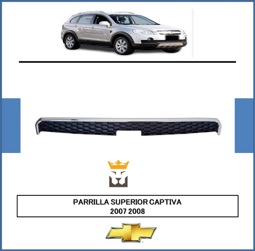 Parrilla Superior Chevrolet Captiva 2007 2008 