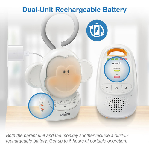 Monitor De Audio Para Bebés Vtech Dm1411 Con Sonidos Relajan