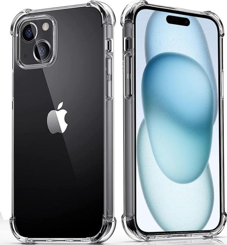Capa Gel Anti-impacto Para Apple iPhone 15 - Transparente