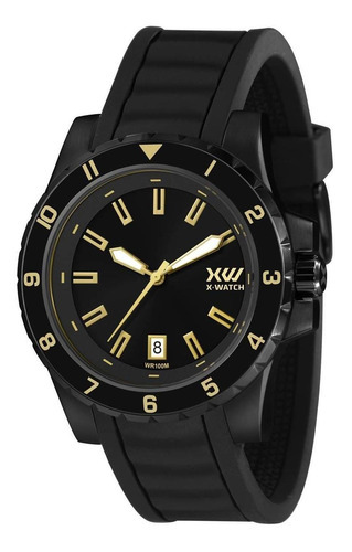 Relógio X-watch Masculino Ref: Xmnp1010 P1sx Esportivo Black