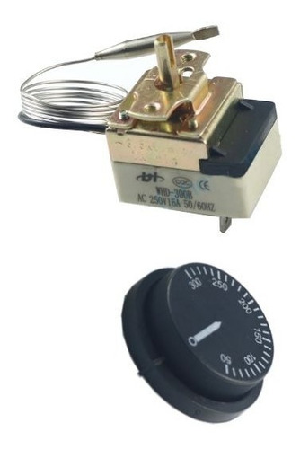 Termostato Y Sensor Freidora Electrica Roa 8 Lts Hasta 300°
