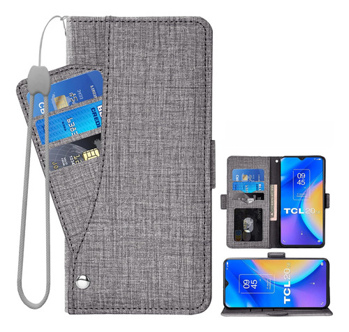 Asuwish Funda Para Teléfono Para Tcl 20 Se 6.82 Funda Tipo Y