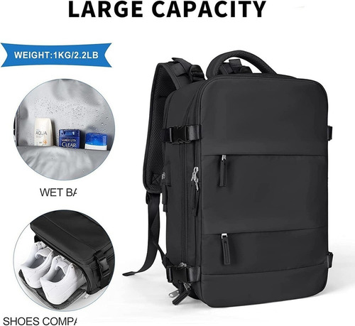 Mochila Multifuncional Antirrobo Mochila De Viaje Grande