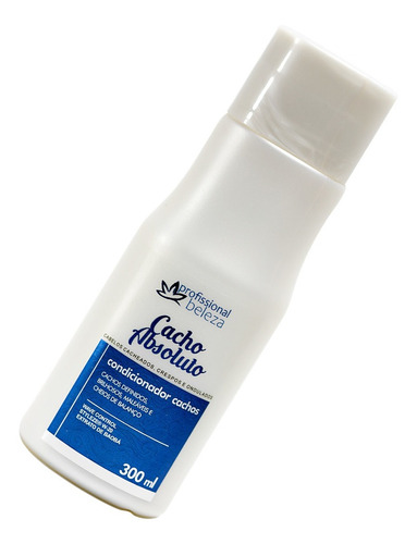  1 Condicionador Para Cabelos Cacheados E Ondulados Cacho Absoluto Profissional Beleza 300ml