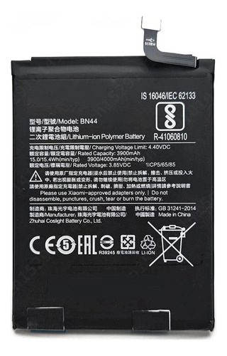 Repuesto Bateria Para Xiaomi Redmi 5 Plus Bn44 3900 Mah