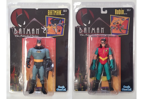 Figuras De Batman Y Robin Animated Series Gentle Giant Jumbo