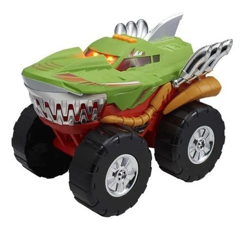 Luz de som Auto Teamsterz Wabro Monster Moverz Robo Shark Color Multicolor