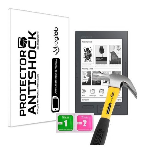 Protector Pantalla Antishock Energy Sistem Ereader Slim Hd