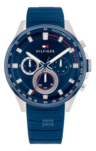 Reloj Tommy Hilfiger 1791970 De Hombre Color Azul